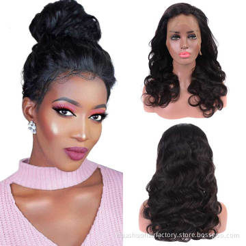 Wholesale Cheap Pre Plucked 9a Peruvian Virgin Hair Transparent Lace Wigs Natural Lace Front Wig Human Hair